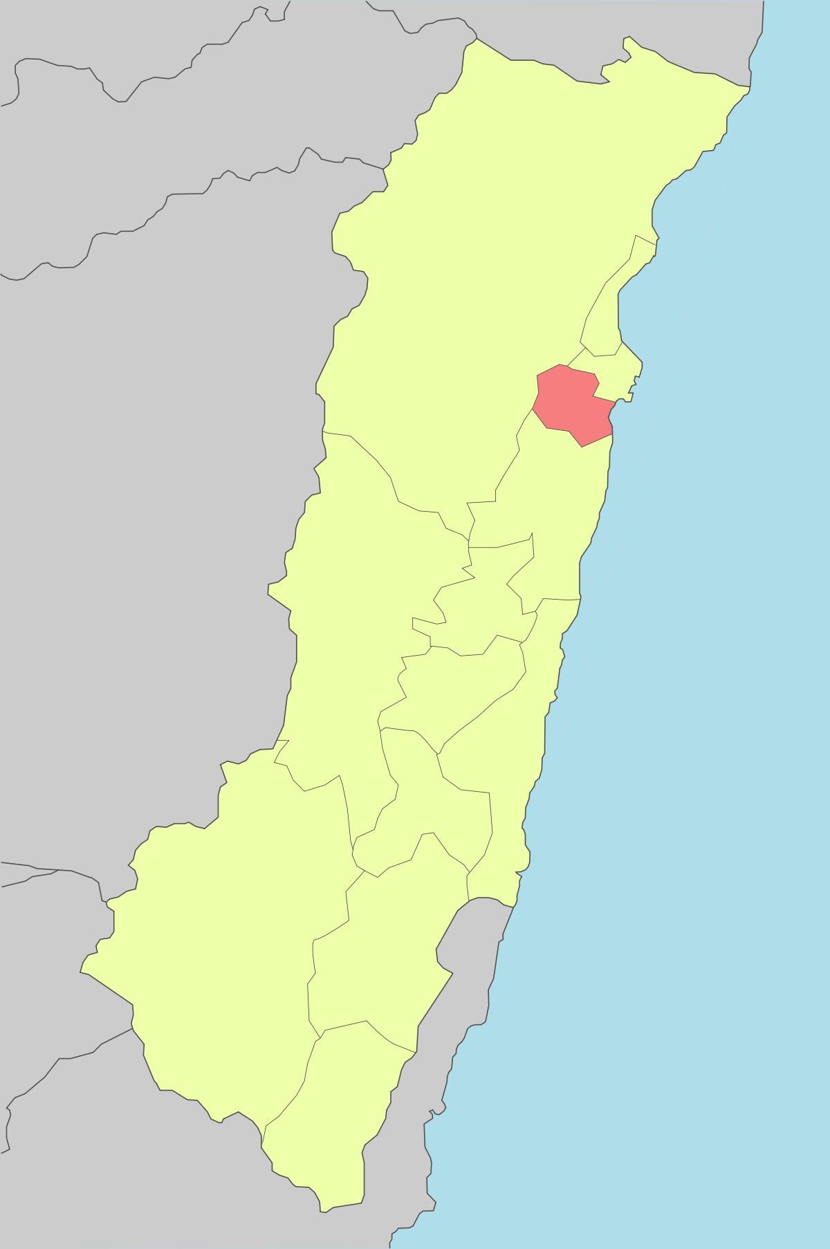 Harta e hualien Tajvan