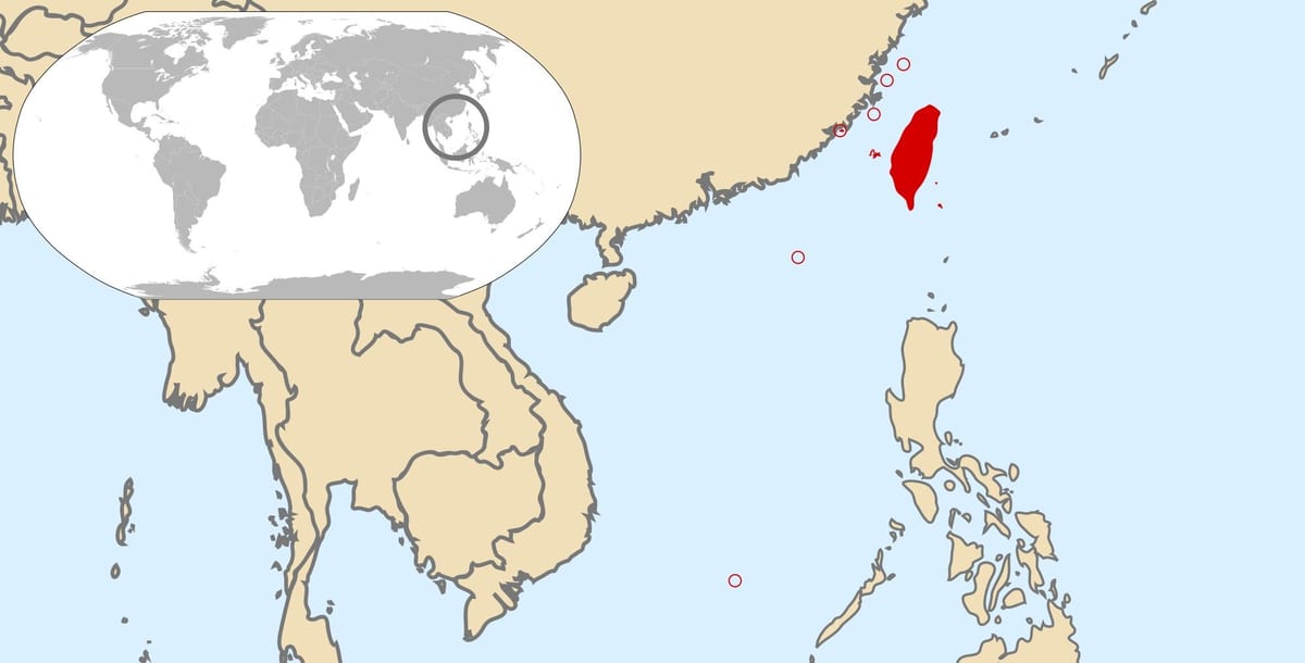 Tajvan hartë globale
