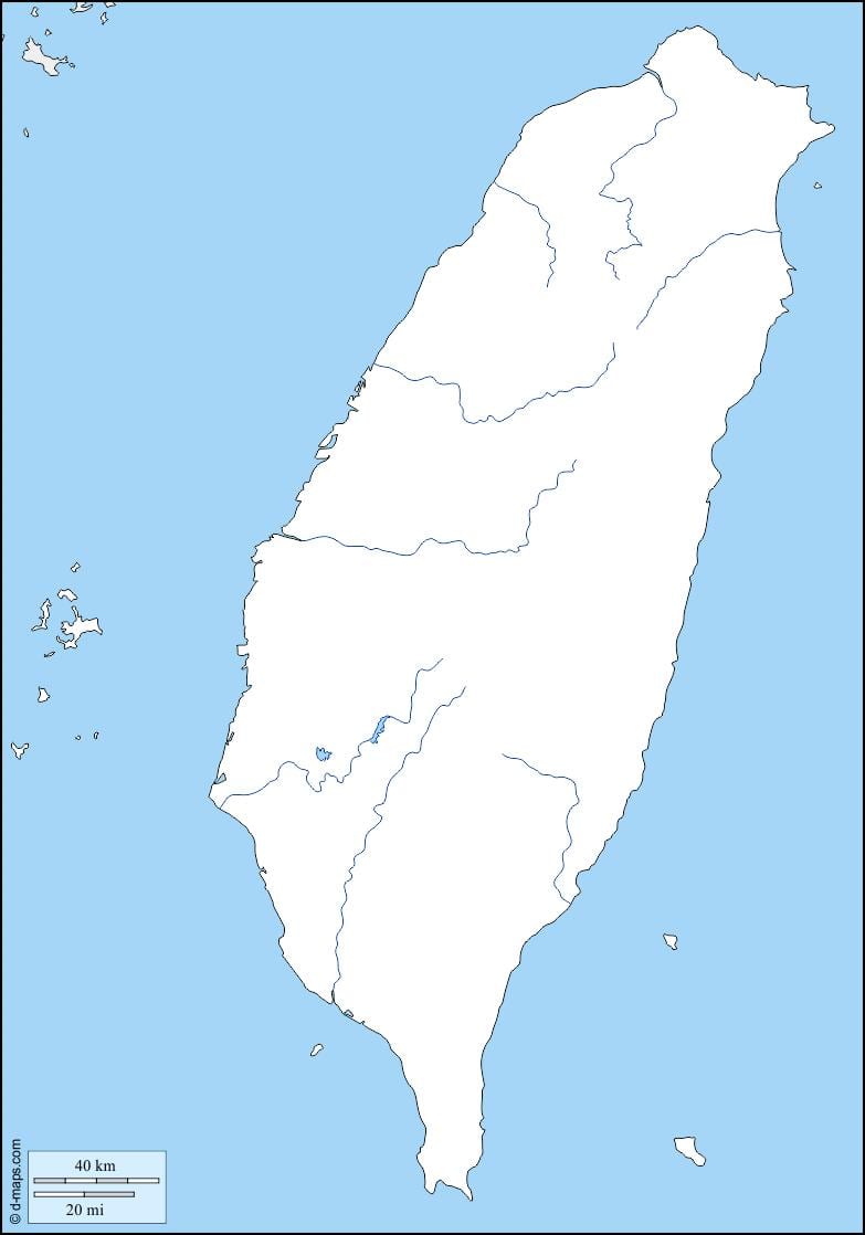 Harta e Tajvan përshkruajë