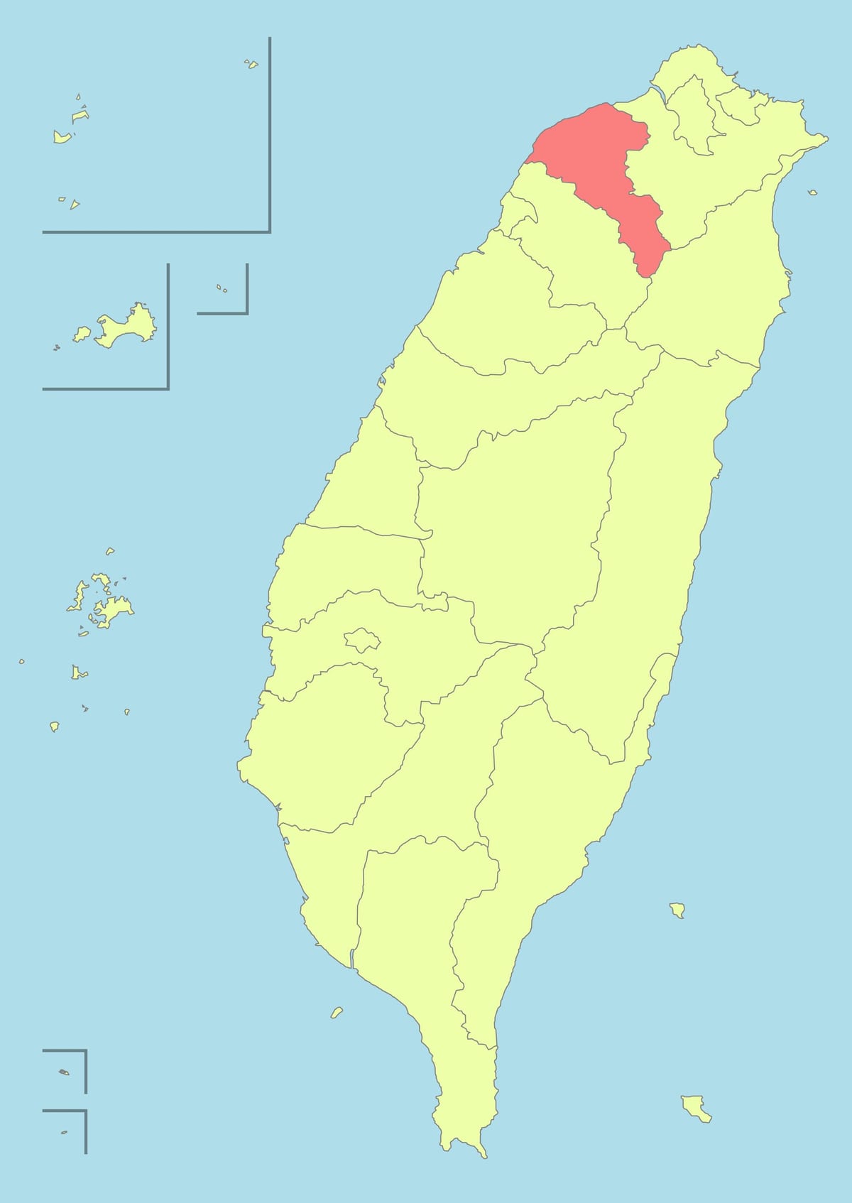 Tajvan hartë taoyuan