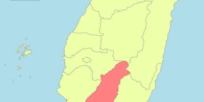 Harta e kaohsiung Tajvan